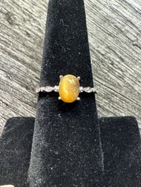 Image 3 of Petite Selenite Ring 