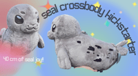 Image 1 of 40CM Harbor Seal Crossbody Bag PRE-ORDER