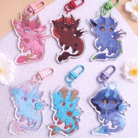 Image 1 of Little Dragons Acrylic Keychains