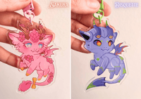 Image 3 of Little Dragons Acrylic Keychains
