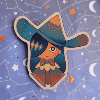 Image 2 of Star Witch | Wooden Pin