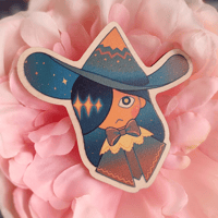 Image 1 of Star Witch | Wooden Pin