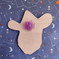 Image 3 of Star Witch | Wooden Pin