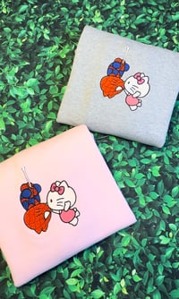 Image 1 of Spider x Cat Embroidered Sweatshirt 