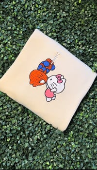 Image 3 of Spider x Cat Embroidered Sweatshirt 