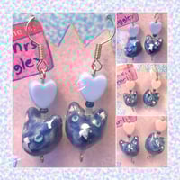 Image 2 of ✶ ☾ ✶ ceramic jewelery CATS // keramikschmuck KATZEN ✶ ☽ ✶