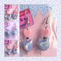 Image 4 of ✶ ☾ ✶ ceramic jewelery CATS // keramikschmuck KATZEN ✶ ☽ ✶