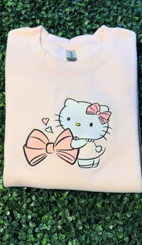 Image 2 of Bow Embroidered Sweatshirt 