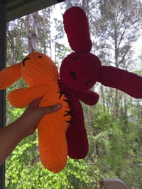 Image 2 of FrankenRabbit (orange/red)