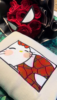 Image 2 of Spider-Cat Embroidered Sweatshirt