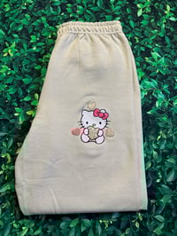 Image 2 of Concha Cat Embroidered Sweatpants