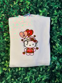 Image 2 of Heart Balloons Embroidered Sweatshirt