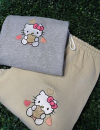 Image 1 of Concha-Cat Embroidered Sweatshirt