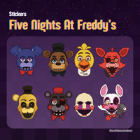 Image 1 of Fnaf Stickers