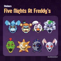 Image 2 of Fnaf Stickers