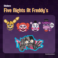 Image 3 of Fnaf Stickers