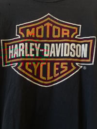 Image 2 of 1990s Harley Davidson Motorcycles Black Cotton Shortsleeve Tee