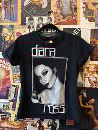 Image 1 of Y2K Diana Ross Black Cotton Shortsleeve Tee