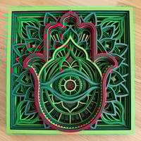 Image 1 of Hamsa Mandala