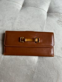 Image 1 of Gucci Bamboo Tan Long Purse