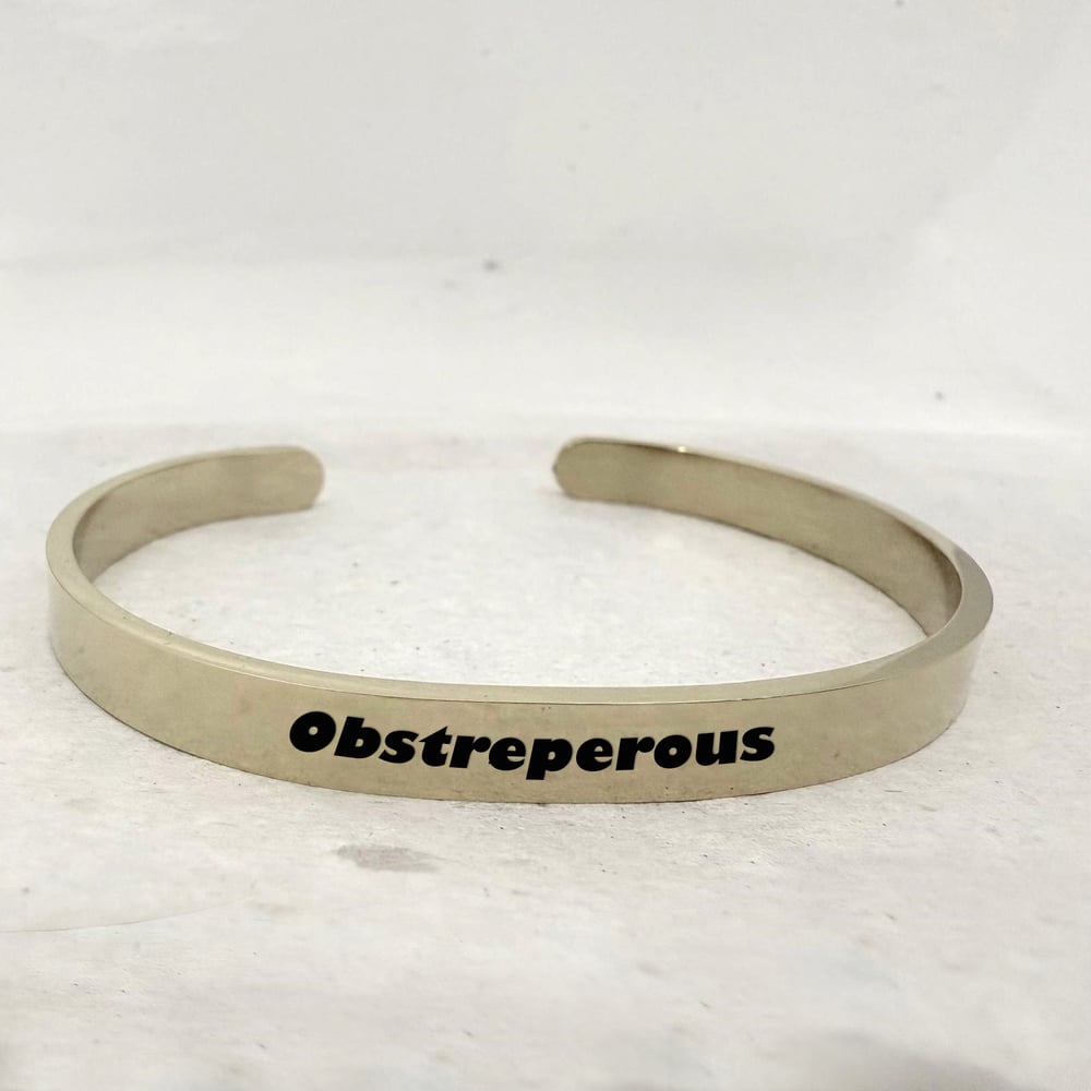 Image of Obstreperous Girl Bracelet | Feminist Bracelet Gifts