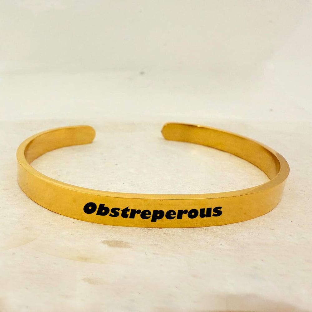 Image of Obstreperous Girl Bracelet | Feminist Bracelet Gifts