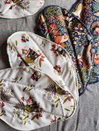 Image 3 of Organic Cotton Pad Set of 7 - Mushrooms & Forest Friends
