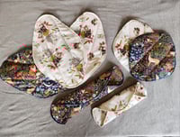 Image 1 of Organic Cotton Pad Set of 7 - Mushrooms & Forest Friends