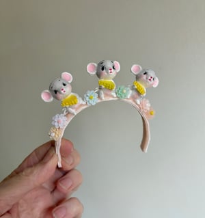 Image of Three Little Mice Headband for Blythe Dolls