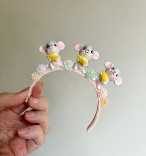 Image of Three Little Mice Headband for Blythe Dolls