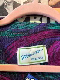 Image 3 of 1970s Marti Designs Button Collar Sweater