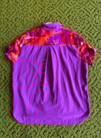 Image 2 of 1980s CM Shapes Shortsleeve Blouse