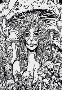 Mushroom Goddess - Blank