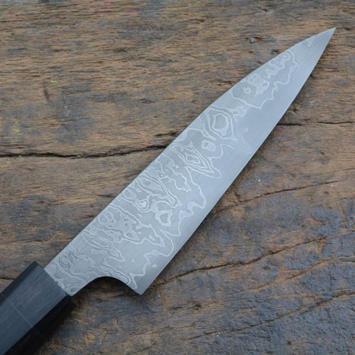 Image of Damascus / 1.2442 sanmai petty knife