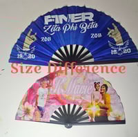 Image 1 of CUSTOM CLACK FAN  11X20 