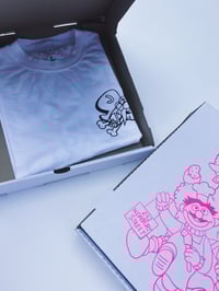 Image 1 of Pizza Box x Heart Broken Tee  Combo