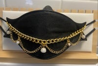 Image 1 of Golden Pearls Mask Chain
