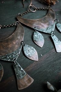 Image 4 of Focused Energy brass and silver ear hangers