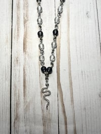 Image 1 of Handmade Crystal Snake Necklace 