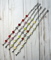 Image 1 of Handmade Crystal Flower Bracelets