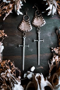 Image 2 of Swords and Armor earrings