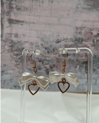 Image 2 of Heart Earrings
