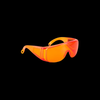 Orange, UV Protective Glasses| Orange UV Safety Glasses| UV Whitening Glasses| Whitening Glasses