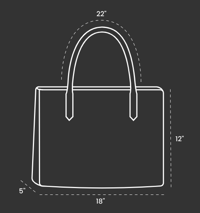 Image 4 of Vegan Leather Tote Bag - Sands of Time