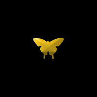 Image 1 of 18k Gold Firefly Butterfly Tooth Charm
