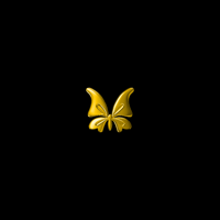 Image 1 of 18k Gold Bratz Doll Butterfly Tooth Charm