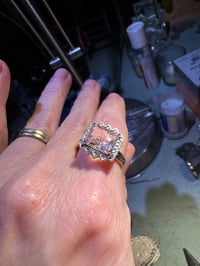 Image 7 of Morganite ring size 8