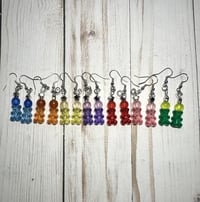 Image 1 of Handmade Gummy Bear Earrings