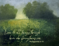 Image 1 of Pack of 10 Post Cards Original Artwork Bible Verse Inspirational Encouragement