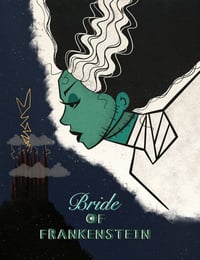 Bride of Frankenstein 12 x 18
